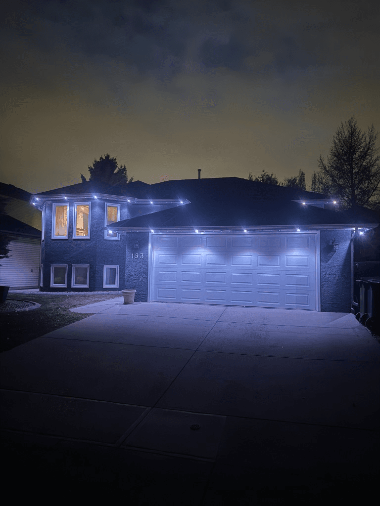 Permanent sports team lighting installation example 1