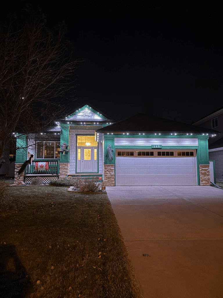Permanent sports team lighting installation example 2