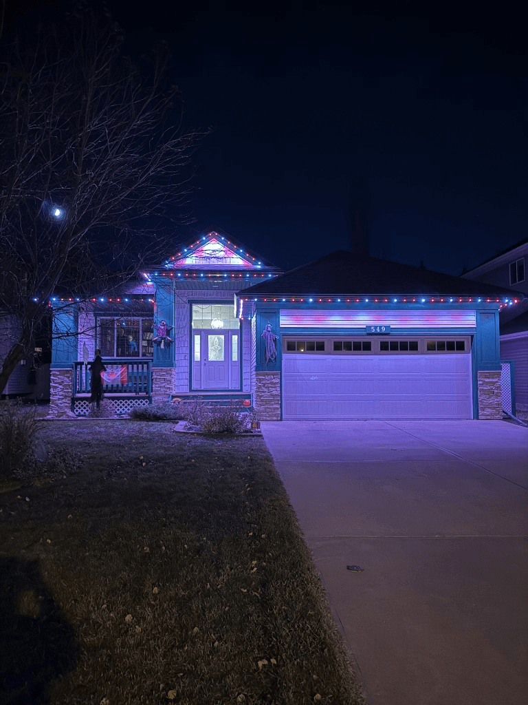 Permanent LED lighting installation by Number One Lights