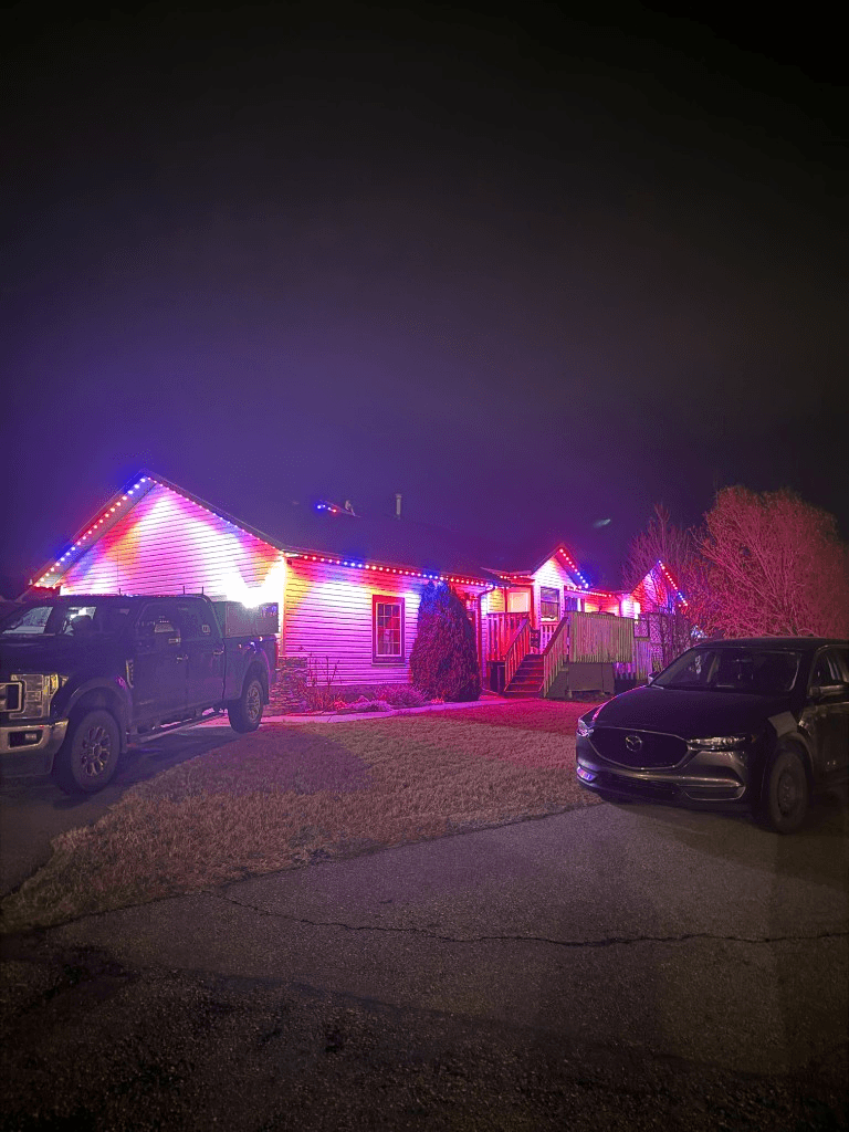 Permanent LED lighting installation by Number One Lights