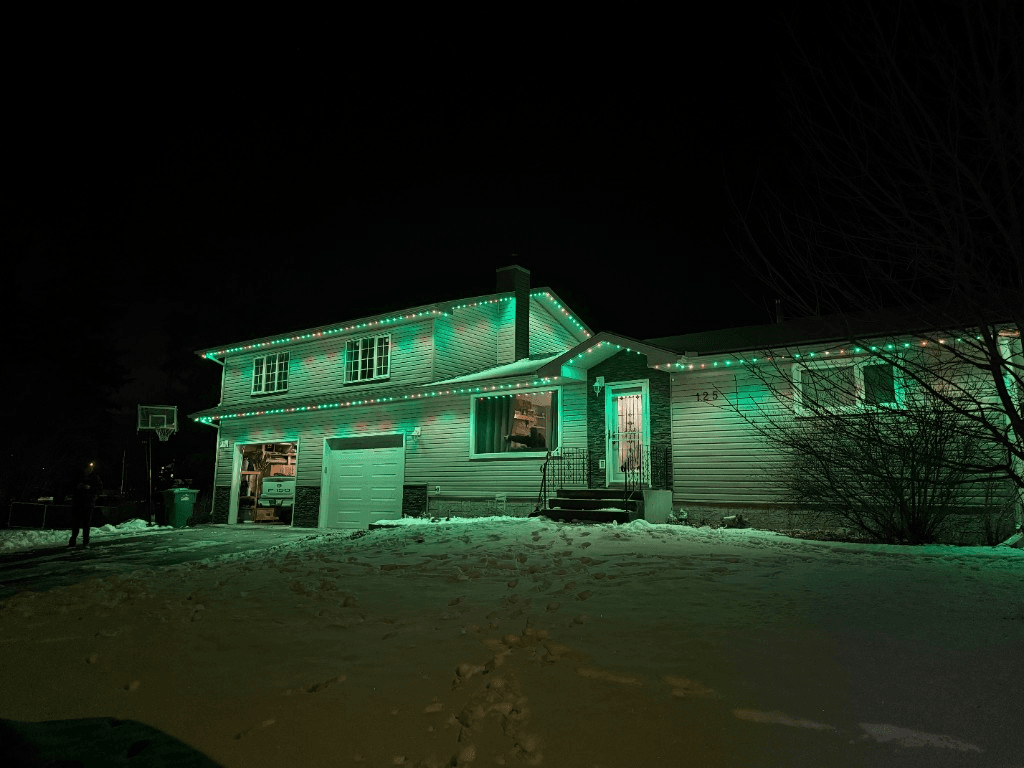 Permanent LED lighting installation by Number One Lights