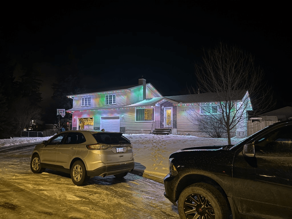 Permanent celebration lighting installation example 3